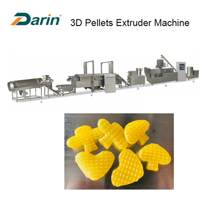 Mesin Penggorengan Makanan Ringan Pelet 3D 100-150kg / Jam