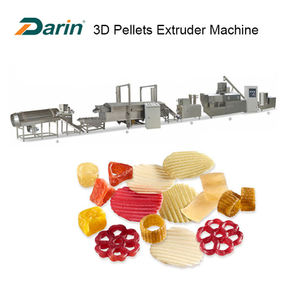 Mesin Penggorengan Makanan Ringan Pelet 3D 100-150kg / Jam