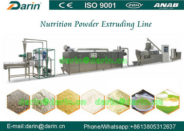 150kg / jam Nutrition Rice Powder Food Extruder Machine Processing Line