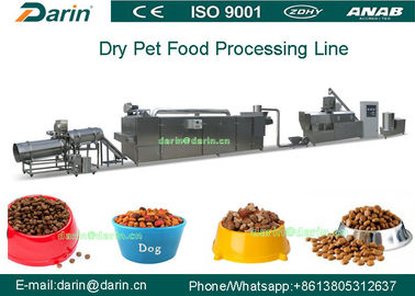 Jalur produksi makanan anjing secara terus menerus