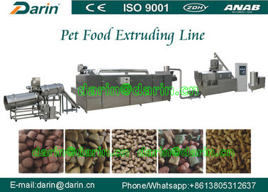Anjing Hewan Pet Food Extruder Produksi Mesin untuk jagung, kedelai, tepung tulang