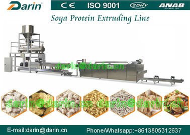 Tekstur longgar Mesin Extruder Soya, mesin penggerek jagung