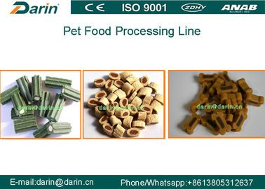 Bahan Stainless Steel Dog Food Extruder Production Line dengan Full Life Service