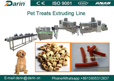 Anjing Gigi Stick Pet Makanan Extruder peralatan / Pet Pengolahan Makanan Line
