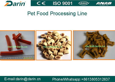 Anjing Gigi Stick Pet Makanan Extruder peralatan / Pet Pengolahan Makanan Line