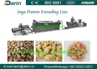 Industri Soya Nuggets Extruder Stainless Steel High Performance
