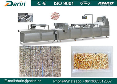 400-600 kg / jam Puffed Rice Chikki Cereal Bar Membuat Mesin Stainless Steel 304
