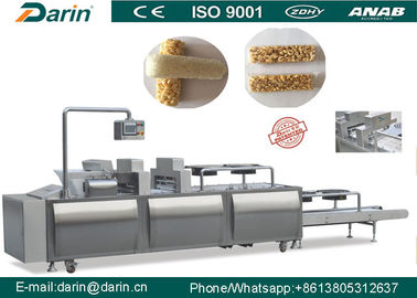 Food grade Puffed Rice Cereal Bar Membuat Mesin 100 ~ 200kg Per Jam