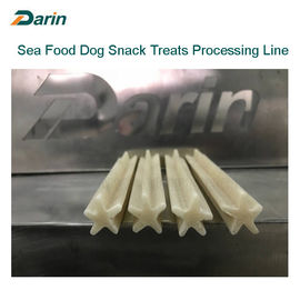 Layar Sentuh Otomatis Single Screw Extruder untuk Dog Chewing Gum Treats