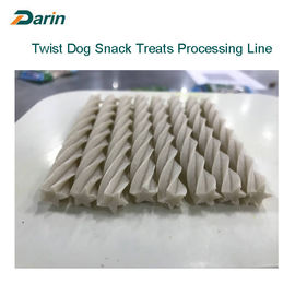 Otomatis Twin Screw Dog Food Extruder Multi-Shape WEG Motor Sertifikasi CE
