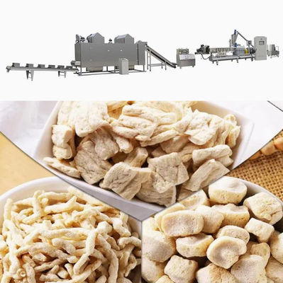 Kontinyu & otomatis Soya Extruder Machine untuk Soya Protein / Textureed Soya Protein