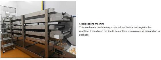 Kontinyu & otomatis Soya Extruder Machine untuk Soya Protein / Textureed Soya Protein
