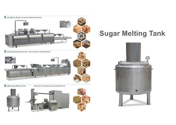 Mesin Kue Puffed Rice 300 ~ 500kg per jam Capacity 2017 Layar Sentuh Siemens