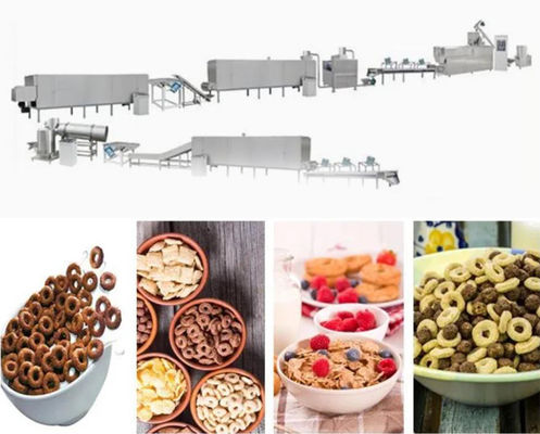 serbuk jagung multifungsi berkualitas bagus / sereal sarapan baris pengolahan