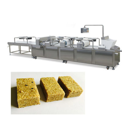 Penuh Otomatis Mesin Pemotong Sereal Bar Stainless Steel Kacang Brittle Permen