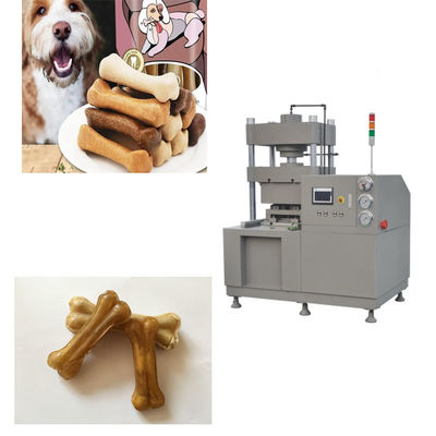 Operasi Manual / Otomatis Mesin Tulang Anjing Untuk Anjing Memperlakukan Tulang Kulit Mentah