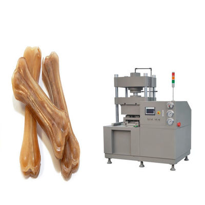 Operasi Manual / Otomatis Mesin Tulang Anjing Untuk Anjing Memperlakukan Tulang Kulit Mentah