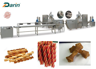 Perawatan Gigi Produksi Makanan Hewan Anjing Treats / Dog Chewing Gum Pet Snacks Processing