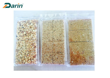 Stainless Steel Granola Cereal Bar Membuat Mesin Muesli Bar Cutting Line