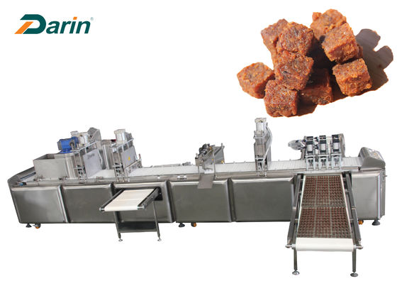 400kg / jam Dog Meat Dice Treat Forming Machine Layar Sentuh PLC