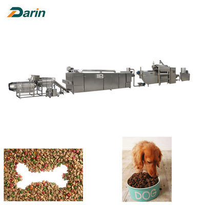 Otomatis Pet Treats / Dog Chew Food Auto Meat Strips Dog Treats Processing Line