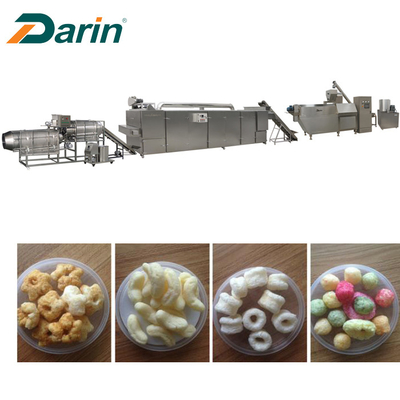 SS304 Corn Puff Snack Machine Mesin Ekstrusi Makanan