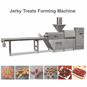 Pet Food Line Produksi Komersial daging / ikan / daging sapi dendeng pembuatan / membentuk mesin