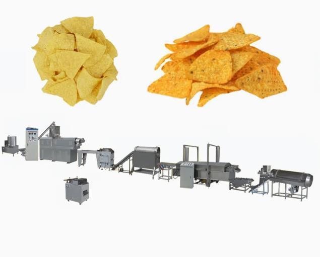 Double Screw Snack Extruder Machine, Automatic Pellet Food Production Line
