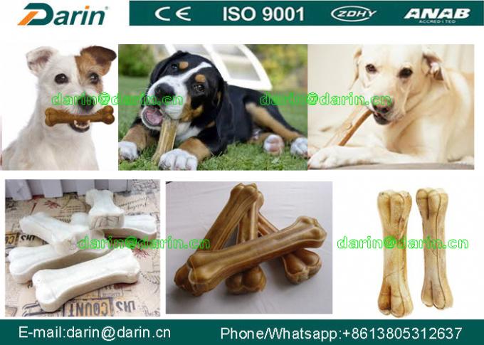 Manual / operasi otomatis Rawhide Bone Hydraulic Machine Untuk Dog Treats