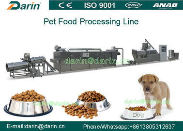 150kg / h - 500kg / h Mesin pembuat makanan anjing kering untuk gandum, beras, jagung
