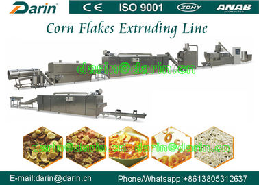 Corn Flakes Breakfast Snack Production Line dilengkapi dengan Packing Machine