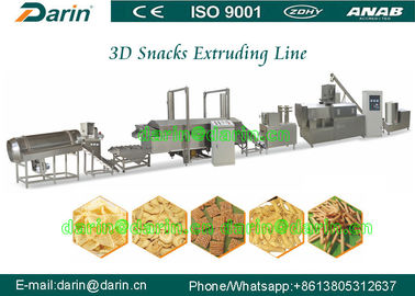 3D Type Snack Extruder Machine Processing Line Dengan Sertifikasi CE