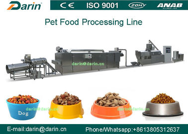 Pengeringan pet food Extruder processing line / mesin extruder hewan peliharaan