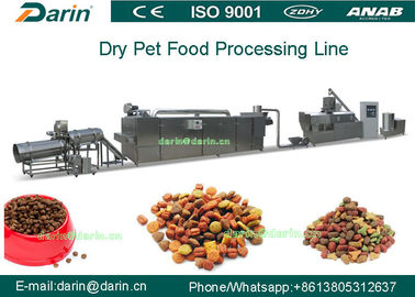 High Efficiency Automatic Pellet Pet Food Extruder Machine Dengan CE dan ISO9001