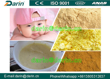 Extruded Rice Baby Powder Nutritional Flour Mesin pembuat makanan bayi Pengolahan Line