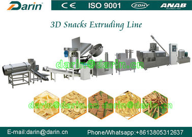Panipuri otomatis / Golgappa Fryum 3d Snack Extruder Machine processing line