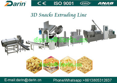 Full automatic Fried 3D Papad pellet Kue makanan extruder machine production line