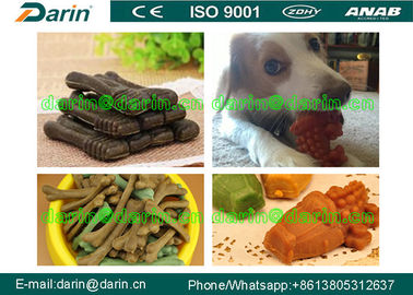 Customized Injection Moulding Pet snack extruder machine, peralatan extruder makanan anjing