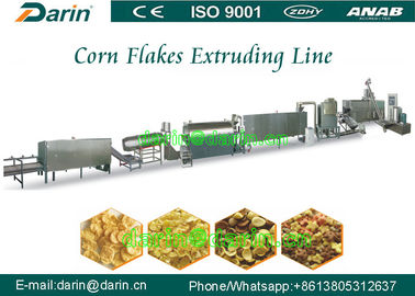 Rosted Nestle / Kelloggs Bulk Oats Sereal Corn Flakes Processing Line dengan CE ISO9001