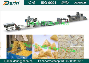 Single screw extruder 3D Snacks Pellet Food Production Line untuk gandum, beras, jagung