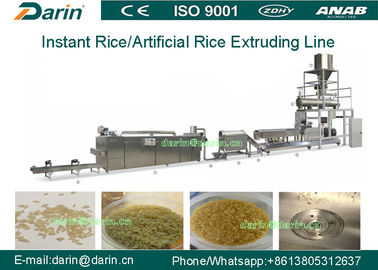 Snack Food Extruder Machine / Artificial Rice Extruding Line dengan CE