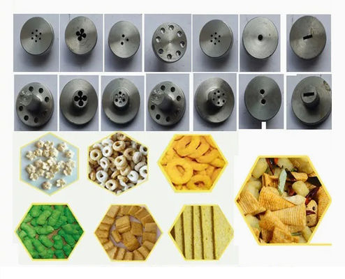 Mesin Ekstruder Camilan Jagung Puff Baja Tahan Karat 304 dengan Sertifikasi CE