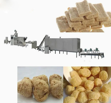 Mesin pengolahan mesin ekstruder kedelai bertekstur CE disetujui dengan 150kg/jam