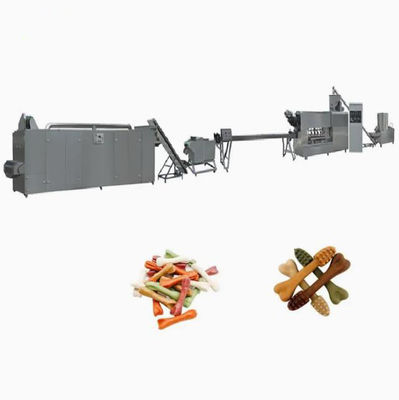 Twisted Dog Chewing Food 250kg / jam Pet Treat Machine