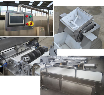 MK-75 Peanut Bar Cutting Making Machine dengan Siemens PLC
