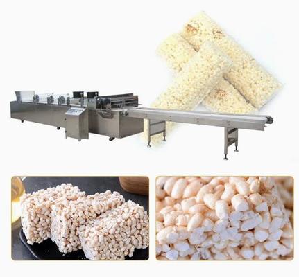 Mesin Peanut Chikki / Cereal Candy Bar Cutting Line dari baja tahan karat