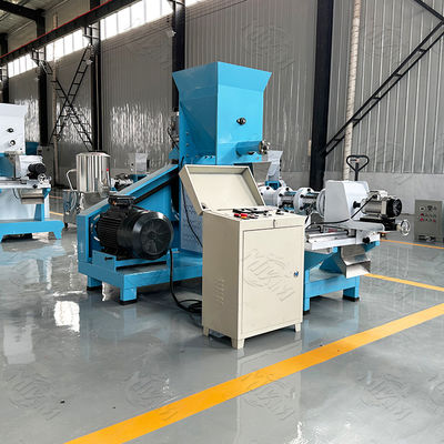 Twin Screw anjing makanan extruder dengan ISO, Feed Pellet Produksi Line