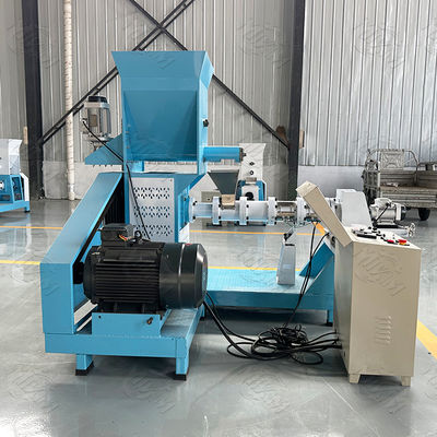 Twin Screw anjing makanan extruder dengan ISO, Feed Pellet Produksi Line