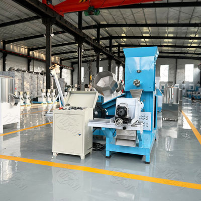 Twin Screw anjing makanan extruder dengan ISO, Feed Pellet Produksi Line