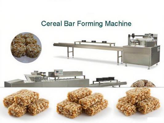 Mesin Pembentuk Cereal Bar dengan Berbagai Bentuk dalam Baja Tahan Karat 304